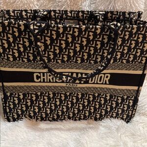Large Dior Book Tote